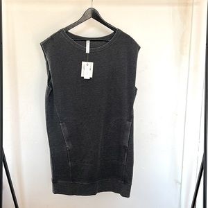 Anthropologie Daily practice oversized sweater dress in washed black